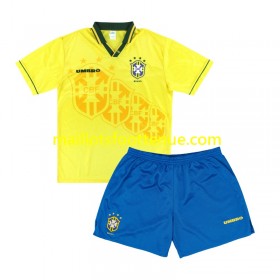 Maillot/Tenue Brésil Retro Enfant Domicile 1994